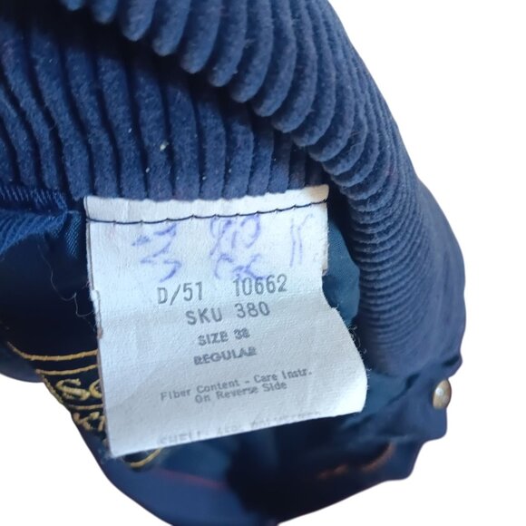 Mens 38 Small Vintage Coveralls 70's Sears Work & Leisure Blue Mechanic Cosplay - Picture 8 of 9